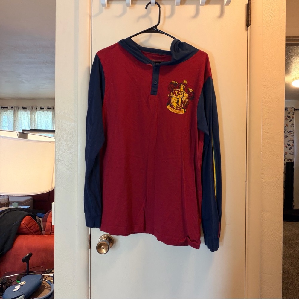 Warner Bros. Gryffindor Red and Blue XL Hoodie